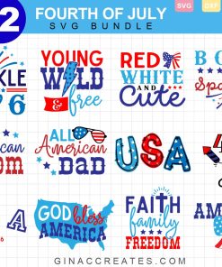 4th of July SVG Bundle for Family | USA Independence Day