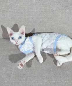 LV Shirt for Cat-Pure Cotton Tank Tops for Sphynx