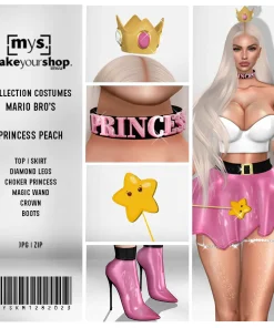 PRINCESS PEACH-COSTUMES-KM128-2023