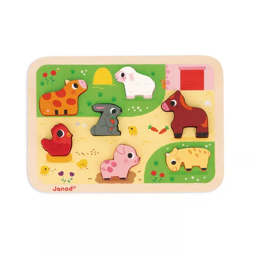 Janod At The Farm Chunky Puzzle