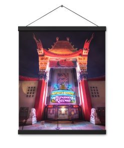 Hollywood Theater Art Quality Poster With Hanger